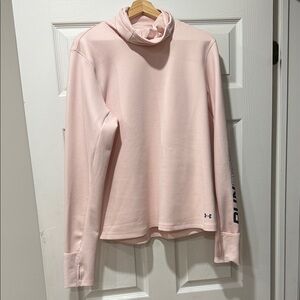 Under Armour Women's Light Pink Funnel Neck Pullover